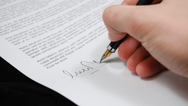 Wet signature