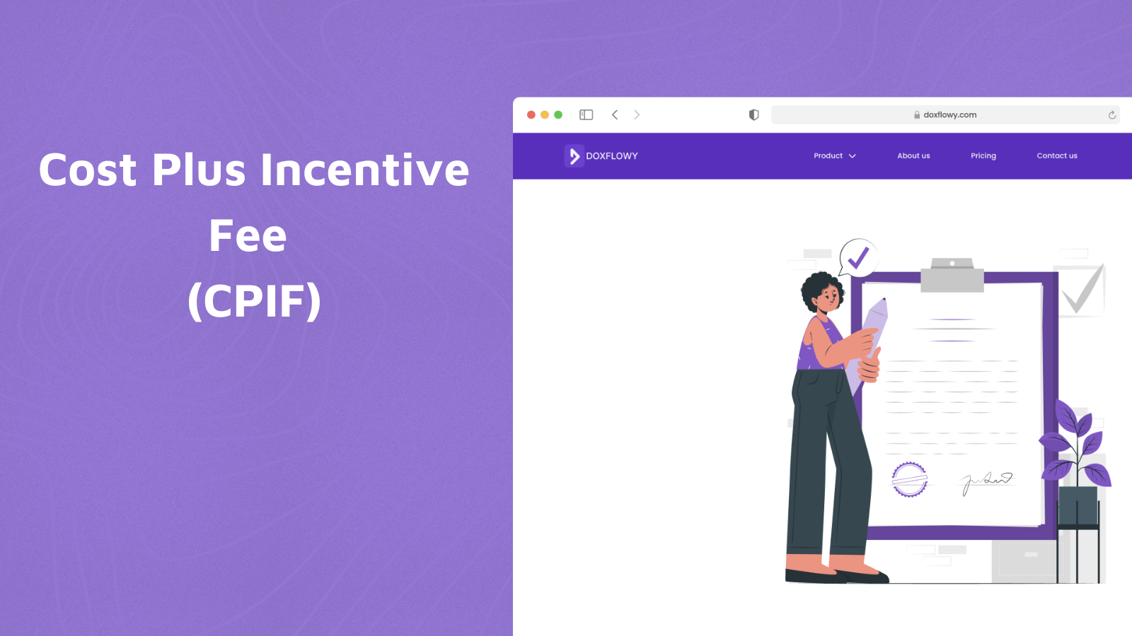 Free Cost Plus Incentive Fee (CPIF) Contract Template DoxFlowy