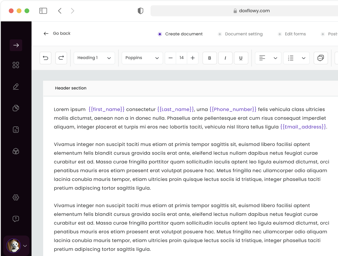 Create your own documents Create your own documents